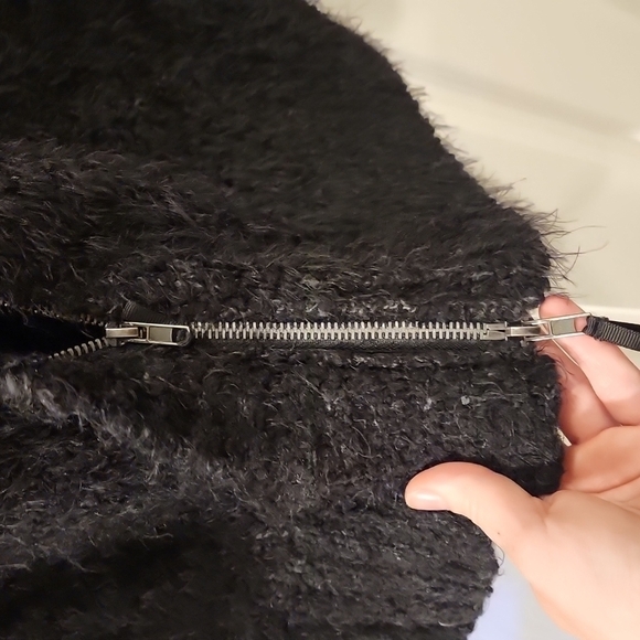 EVY'S Tree Hooded Fuzzy Sweater - Picture 5 of 10